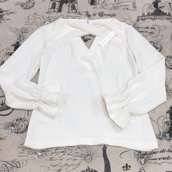 Trina Turk Akayo Keyhole Blouse - Picture 3 of 7